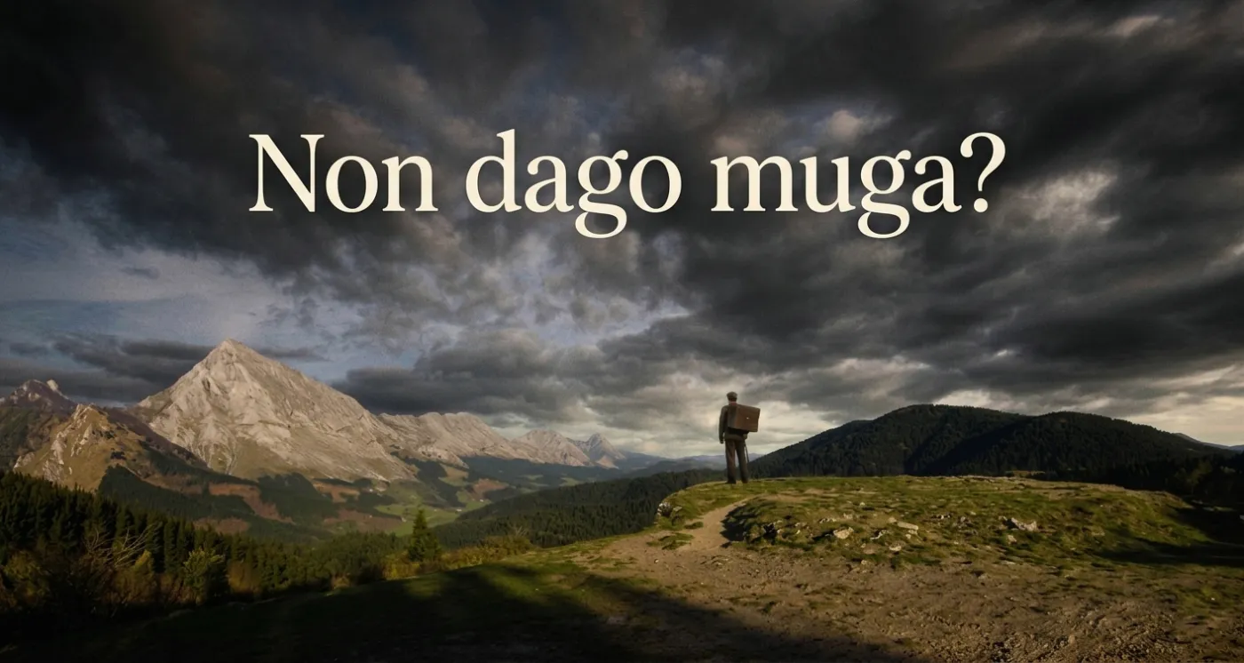 Imagen del documental Non dago muga?